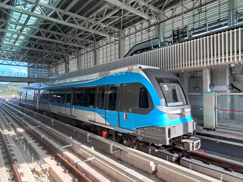 《圖說》三鶯線進入關鍵全線全系統整合測試。〈捷運局提供〉