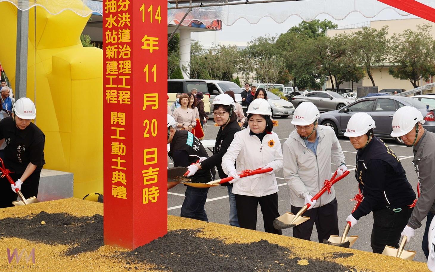 （有影片）／虎尾潮第二期工程啟動　青埔分洪道率先施工強化防洪能力 - https://www.watchmedia01.com