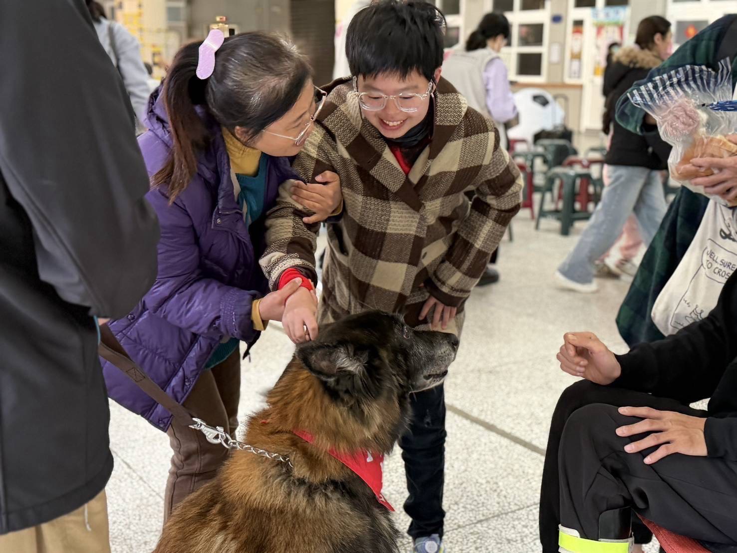 療癒汪汪隊走進桃園 心輔犬陪伴罕病家庭照顧者喘息 S 160727054 0