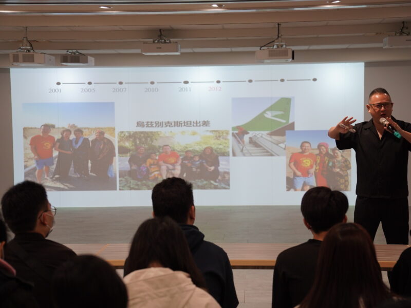 圖文:百夫長創辦人陳志彬蒞臨僑光科大行銷與流通管理系就業學程現身傳授創新秘訣。