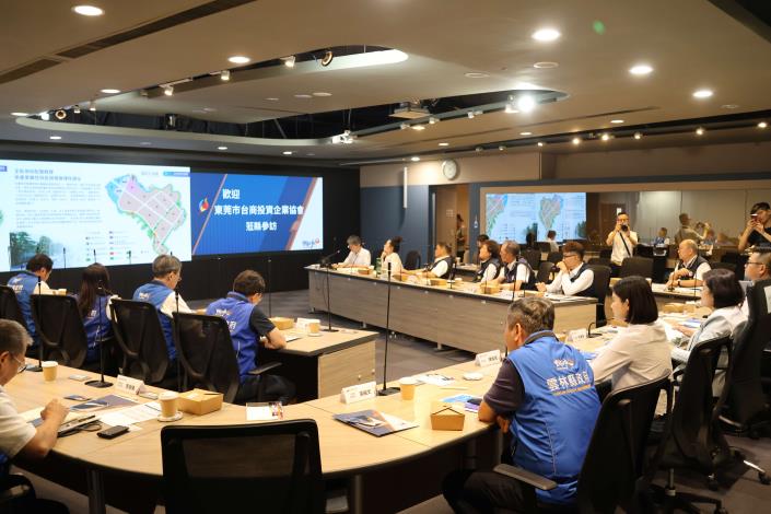 東莞市台商協會參訪雲林 雲縣府積極招商 開創農工商科技大縣新局
