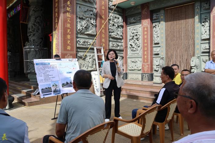 張縣長:雲縣府將持續改善道路品質、照明安全等公共設施，打造安全、便利、舒適的生活環境。